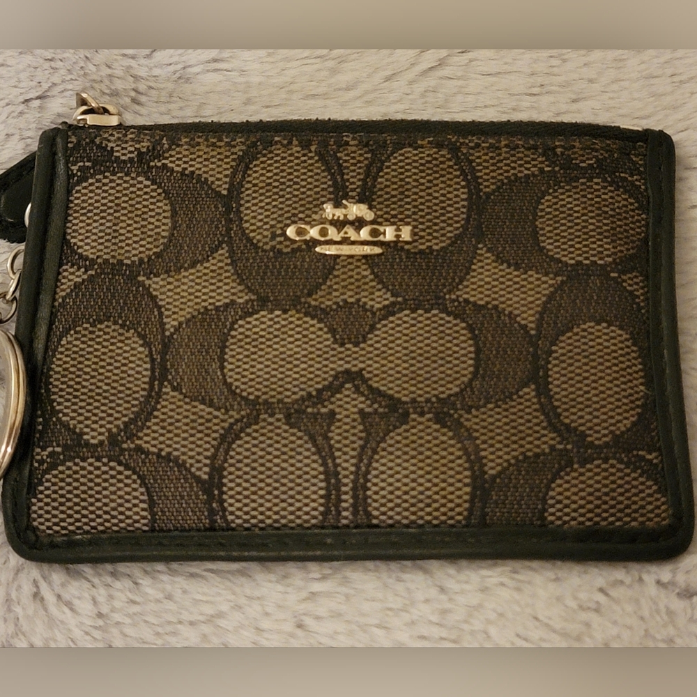 Coach Small Black Card Holder